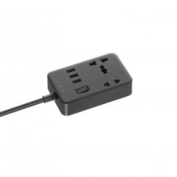 Ổ cắm nối dây có cầu dao bảo vệ, 2 ổ cắm, 3 Usb và công tắc chính