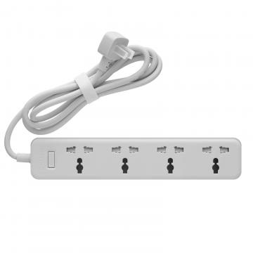 Ổ cắm nối dây có cầu dao bảo vệ, 4 ổ cắm