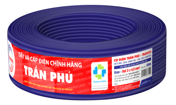 VCm | Dây điện Trần Phú chính hãng | cuộn 100m