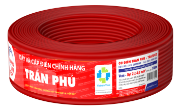 VCm | Dây điện Trần Phú chính hãng | cuộn 100m